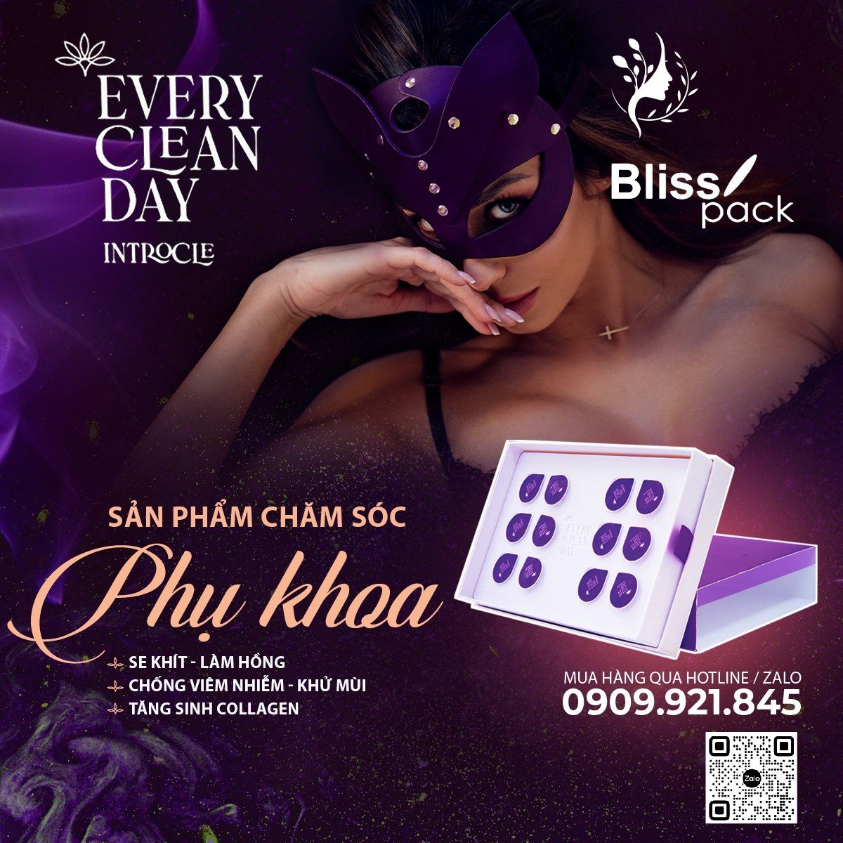 Viên đặt phụ khoa Hàn Quốc - EVERY CLEAN DAY Introcle